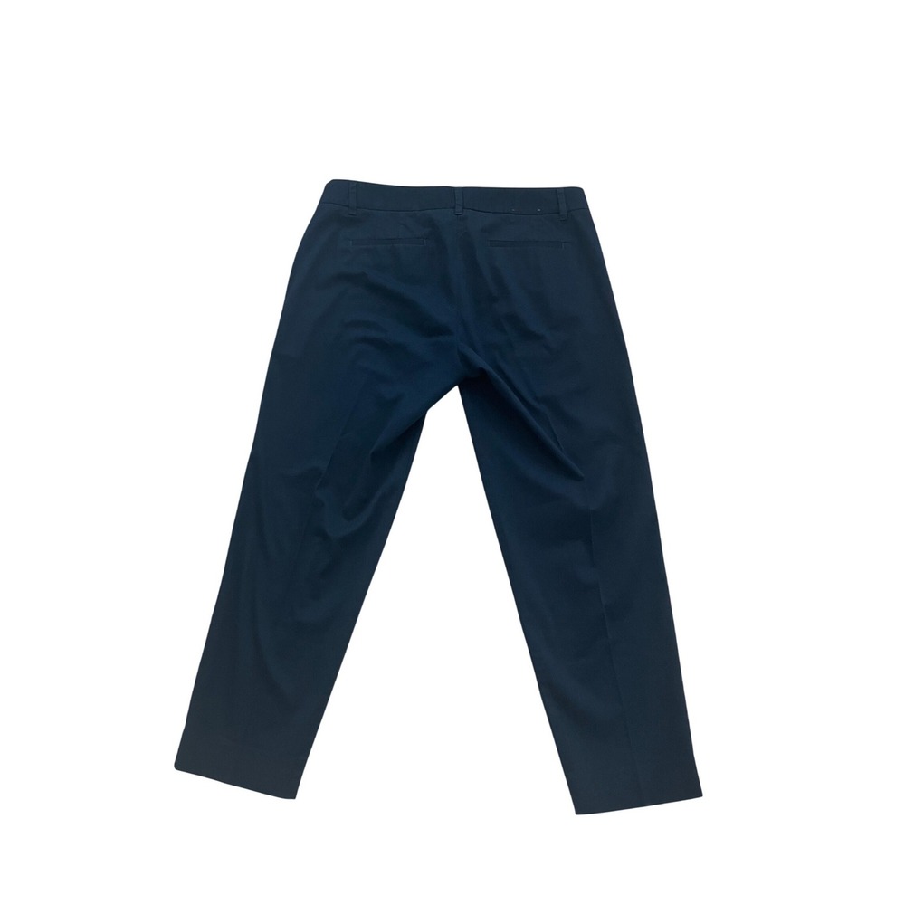 J.Crew Womens Navy Blue Stretch Cotton Straight Leg Dress Pants Chino Size 8 - Picture 3 of 5